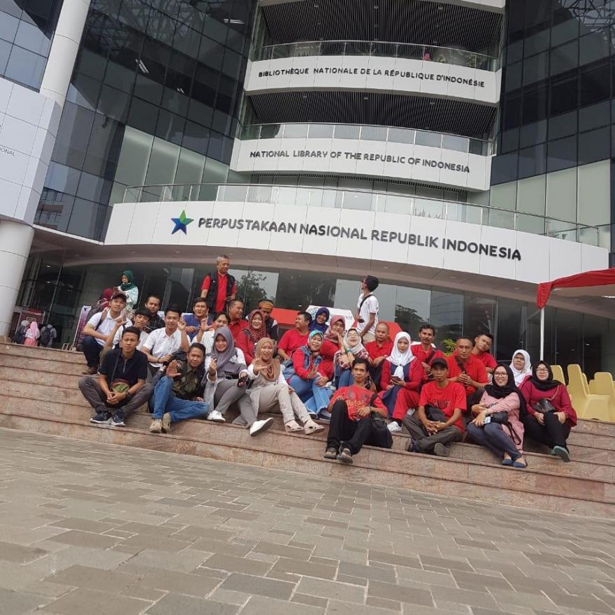 KUNJUNGAN EXPO PERPUSTAKAAN NASIONAL JAKARTA PUSAT